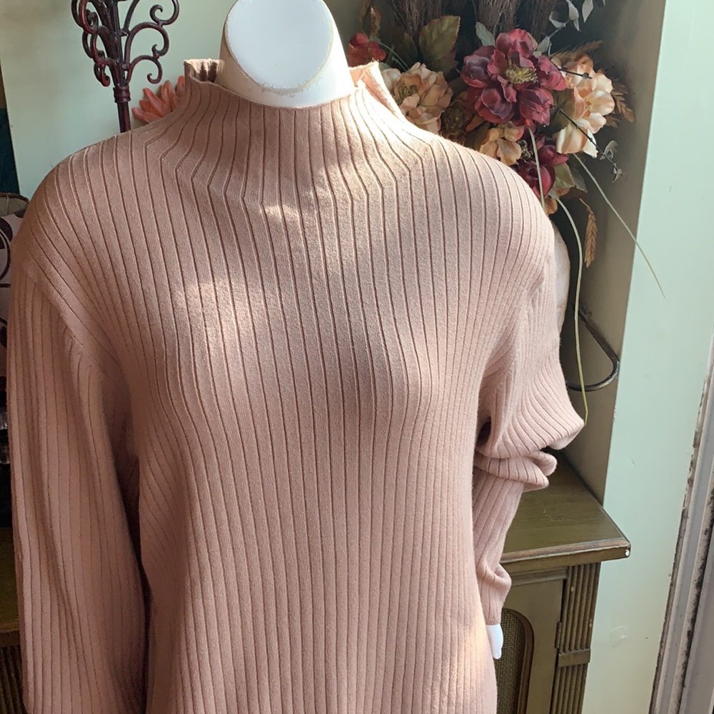 Loft Plus Striped Ribbed Sweater - Picture 5 of 8